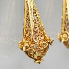 画像5: Sold ゴールドイヤリング　（20ct） (5)