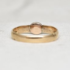 画像4: ゴールド・シルバー・ダイヤモンドリング（14金） (4)