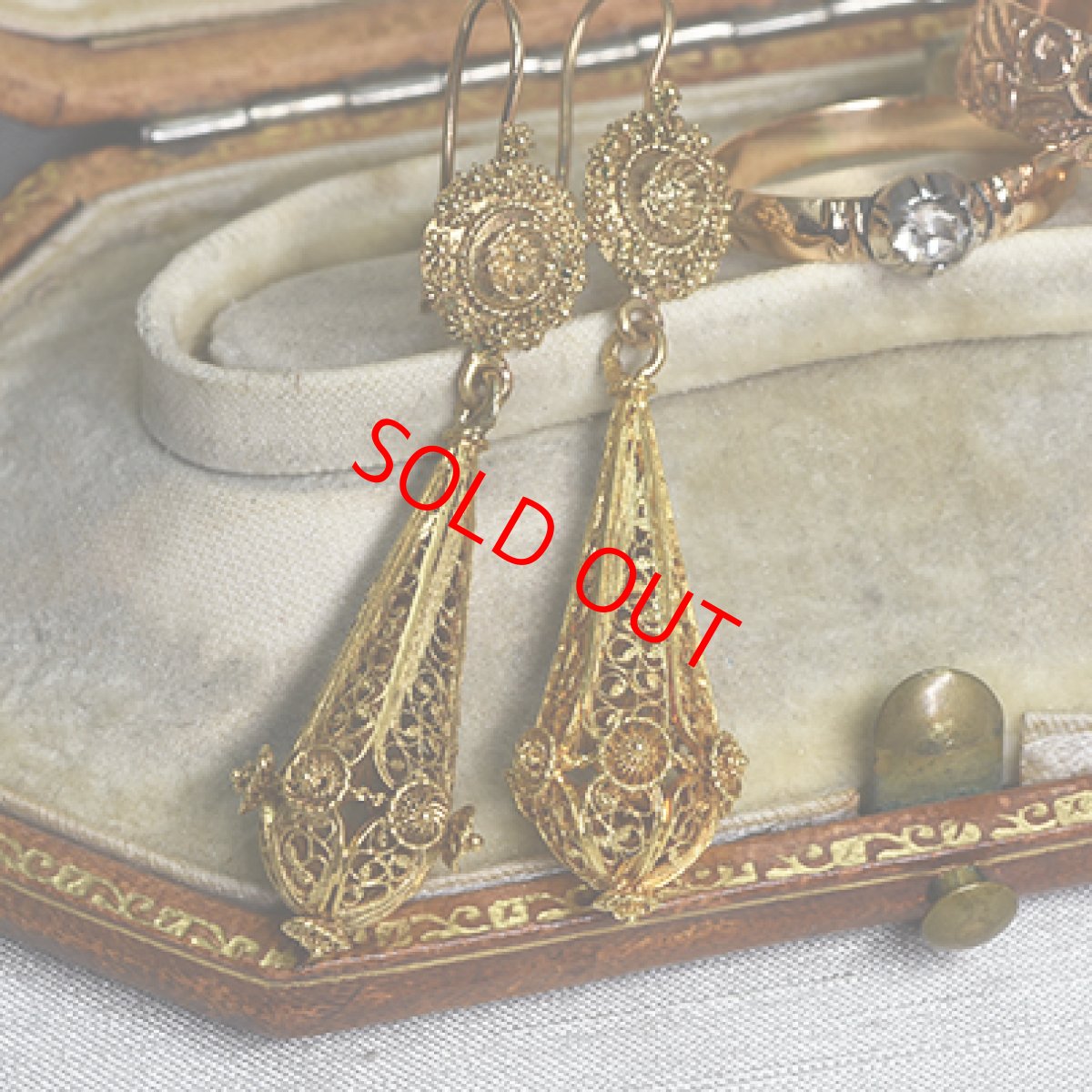 画像7: Sold ゴールドイヤリング　（20ct） (7)