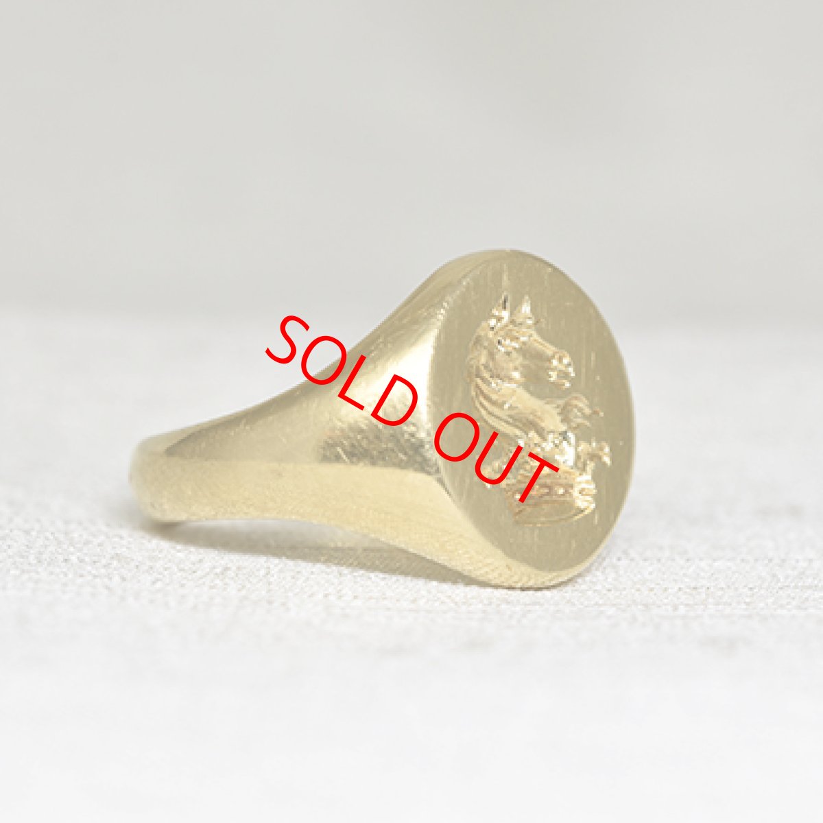 画像5: Sold ゴールドインタリオリング 18金 (5)