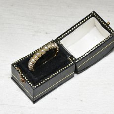 画像5: ゴールド・パール エタニティリング (5)