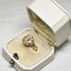 画像7: ゴールド・エナメルダイヤモンドリング18金 (7)