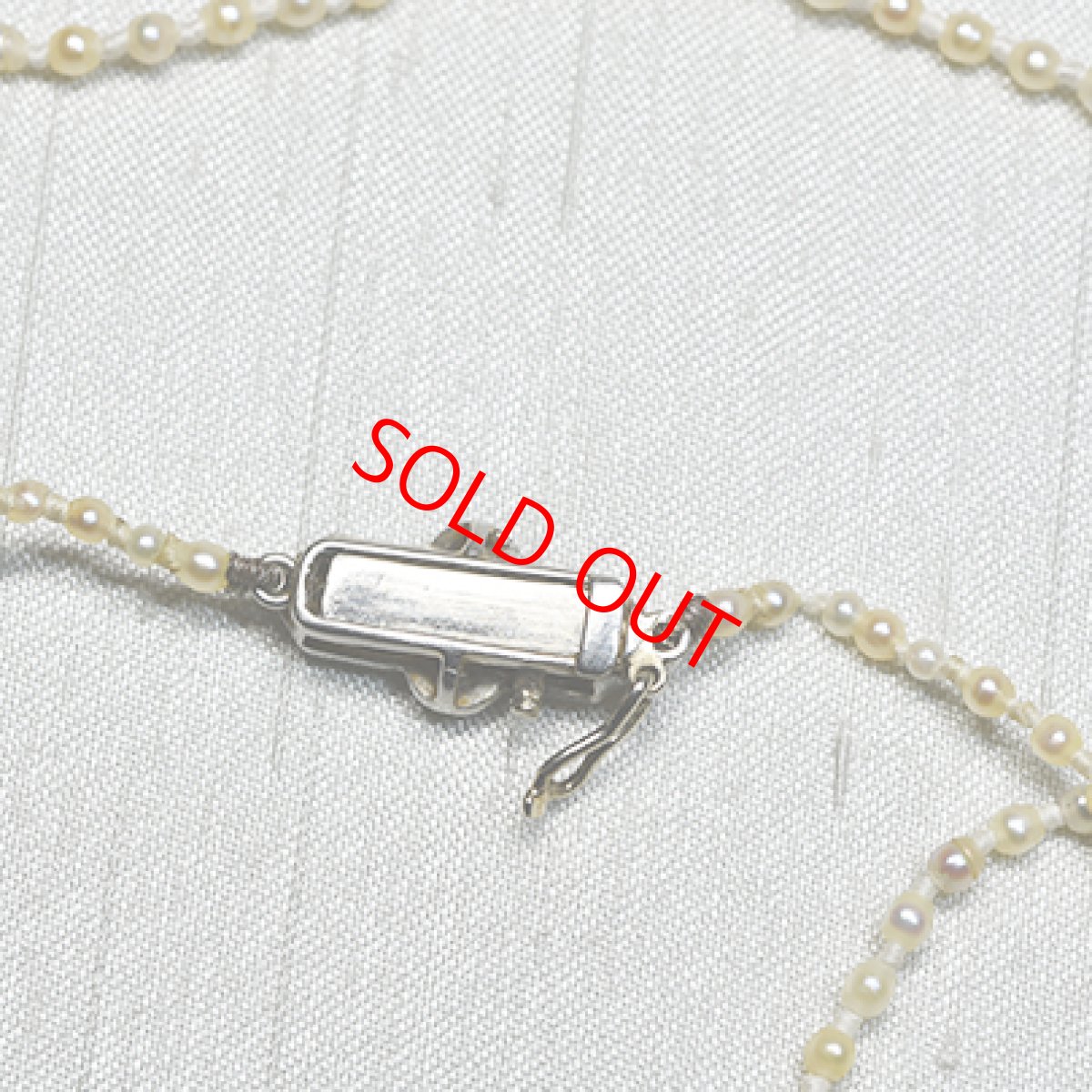 画像6: ゴールド・ダイヤモンド・パールネックレス 14金 (6)