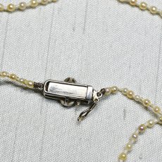 画像6: ゴールド・ダイヤモンド・パールネックレス 14金 (6)