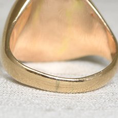 画像6: Sold ゴールド・オニキスインタリオリング (6)