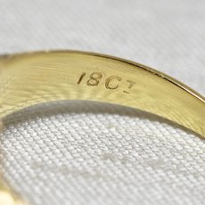 画像6: ゴールド・エナメルダイヤモンドリング18金 (6)