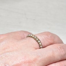 画像6: ゴールド・パール エタニティリング (6)