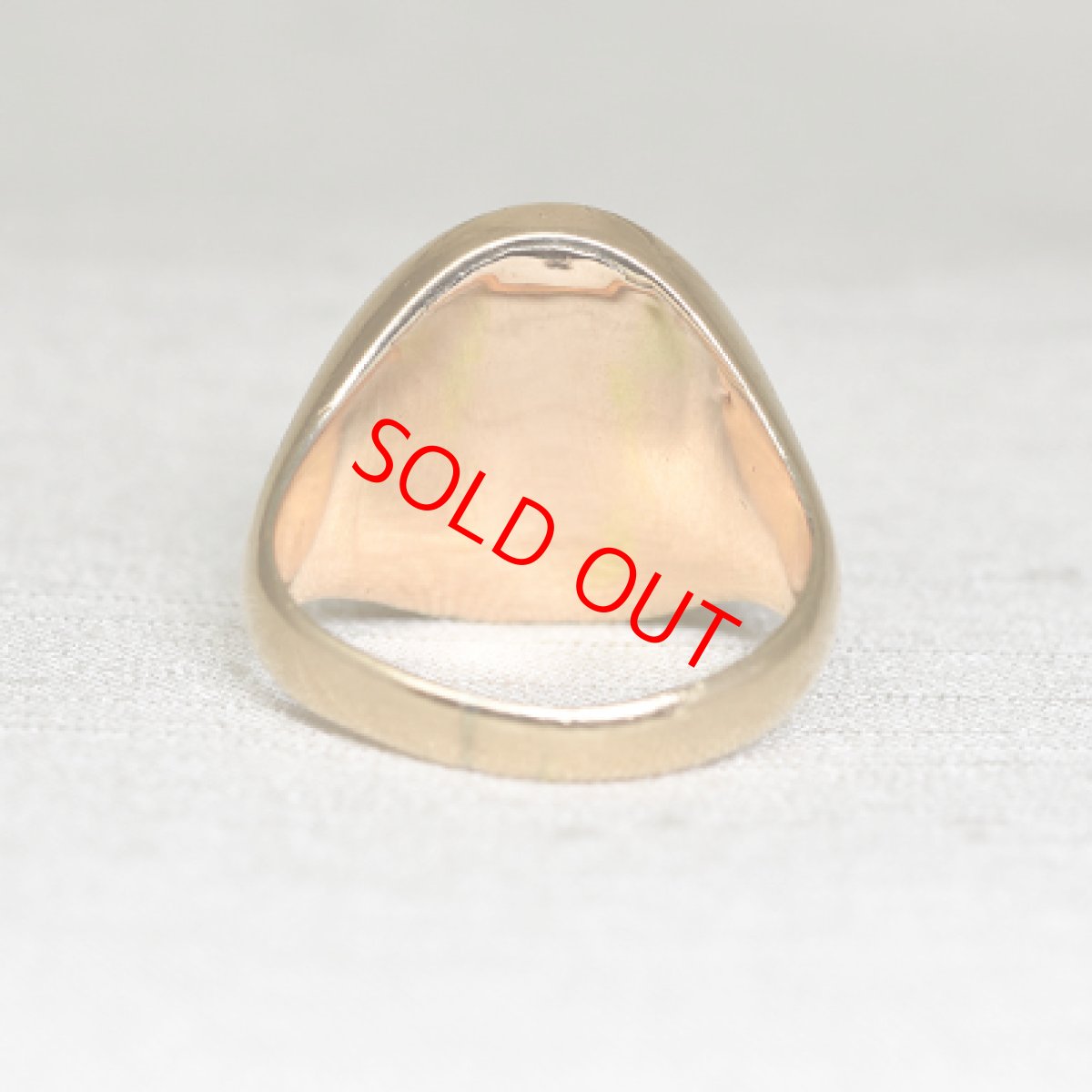 画像4: Sold ゴールド・オニキスインタリオリング (4)