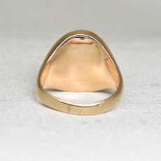 画像4: Sold ゴールド・オニキスインタリオリング (4)