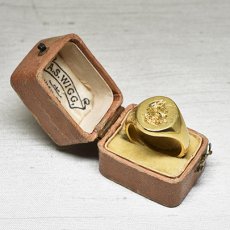 画像7: Sold ゴールドインタリオリング 18金 (7)