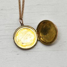 画像4: ゴールド,ロケットペンダント 9金 (4)