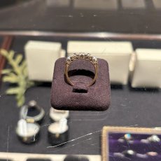 画像4:  For T  Gold. Diamond Pearl Ring (4)