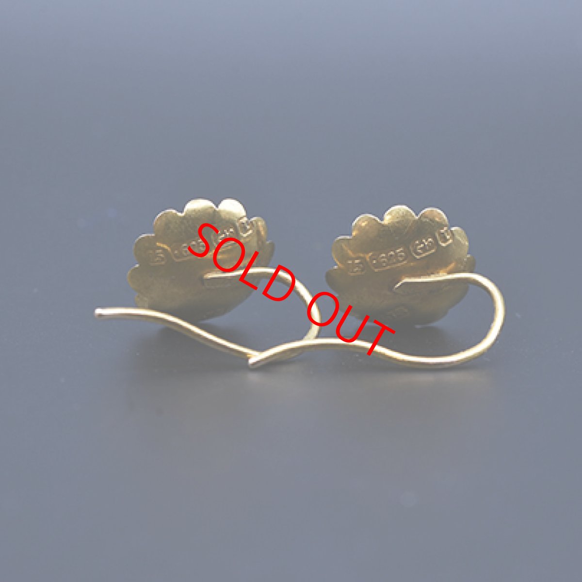 画像3: ゴールド,ダイヤモンドイヤリング　15金 (3)