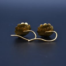 画像3: ゴールド,ダイヤモンドイヤリング　15金 (3)