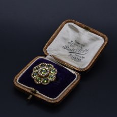 画像5: ゴールド・ペリドット・パールブローチ（オリジナルケース付き） (5)