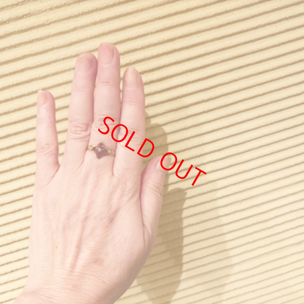画像9: Sold I様専用 15ct.ガーネットパールリング (9)