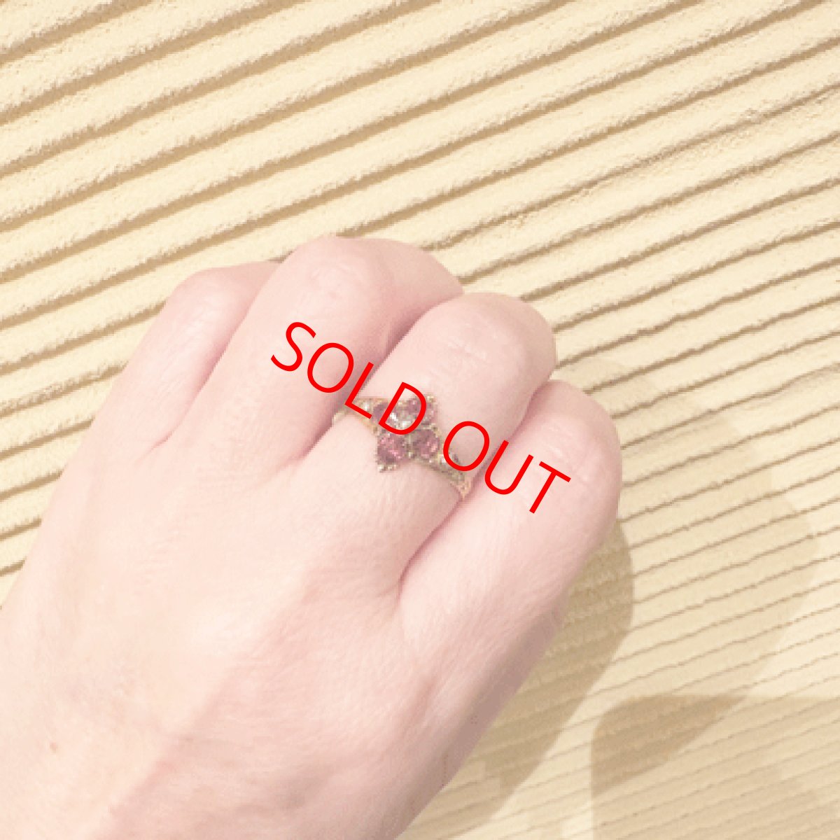 画像7: Sold I様専用 15ct.ガーネットパールリング (7)