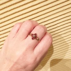 画像7: Sold I様専用 15ct.ガーネットパールリング (7)